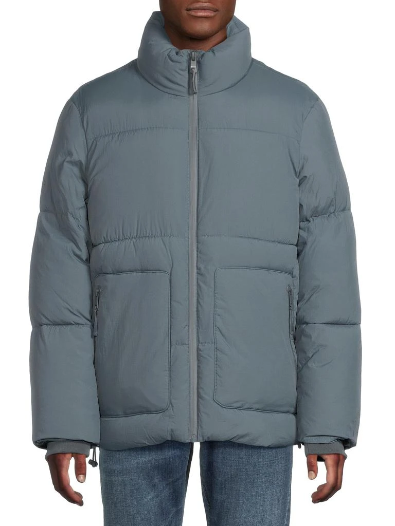 DKNY Stand Collar Puffer Jacket