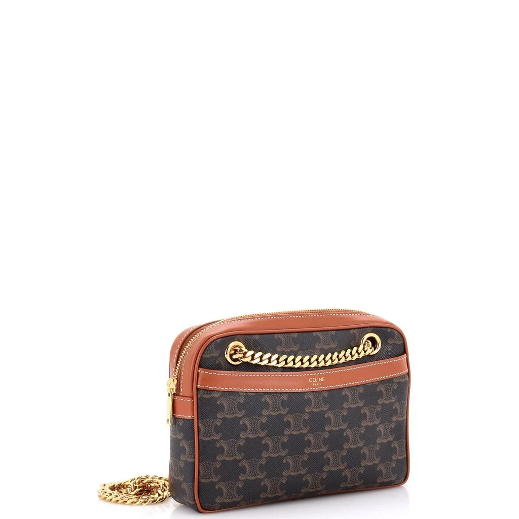 Celine Patapans Bag Triomphe Coated Canvas Small 2