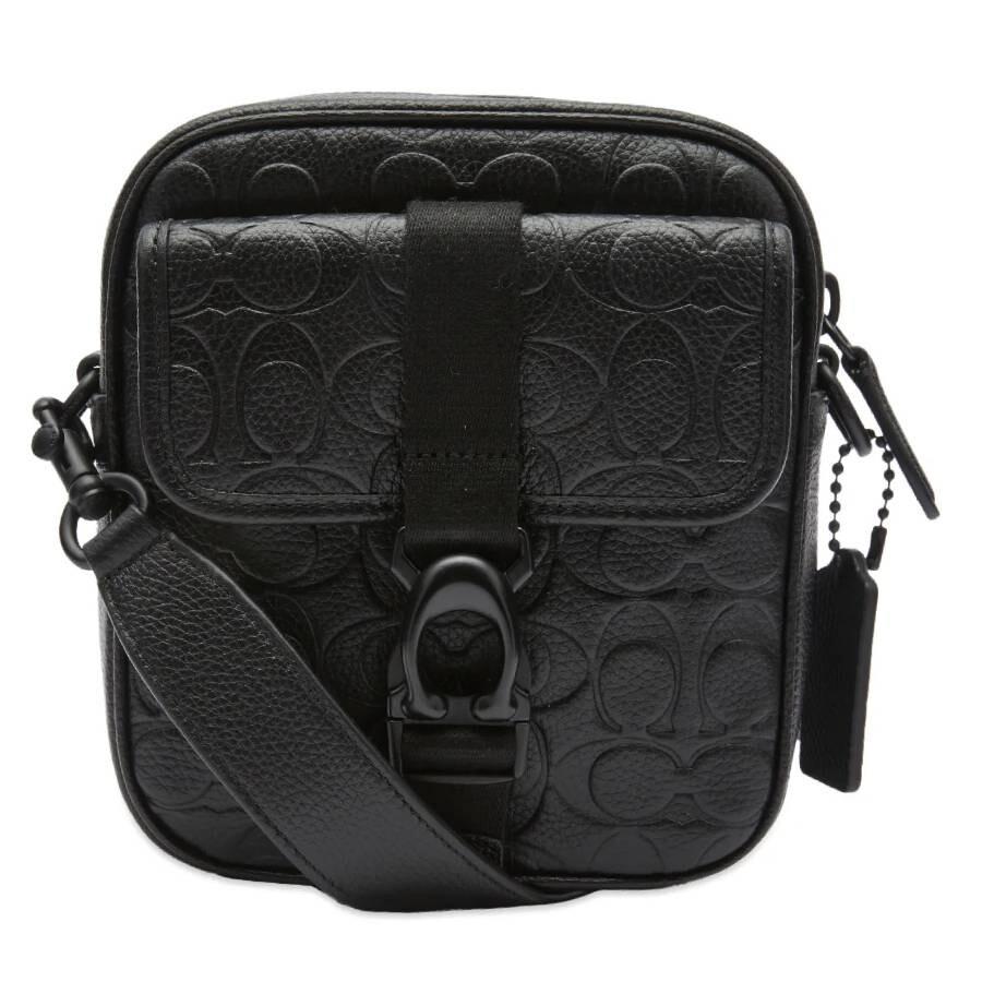 Coach Beck Crossbody Bag in Blackout Signature Leather
