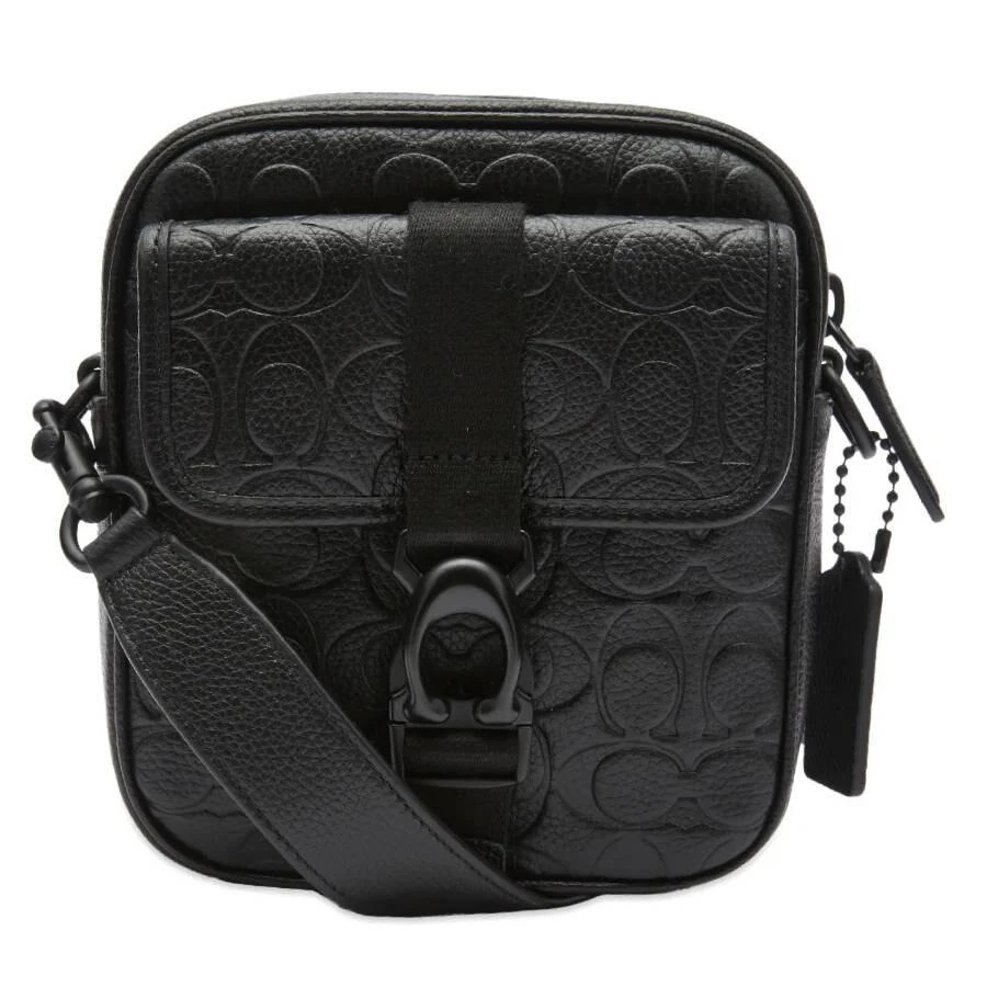 Coach Beck Crossbody Bag in Blackout Signature Leather 1