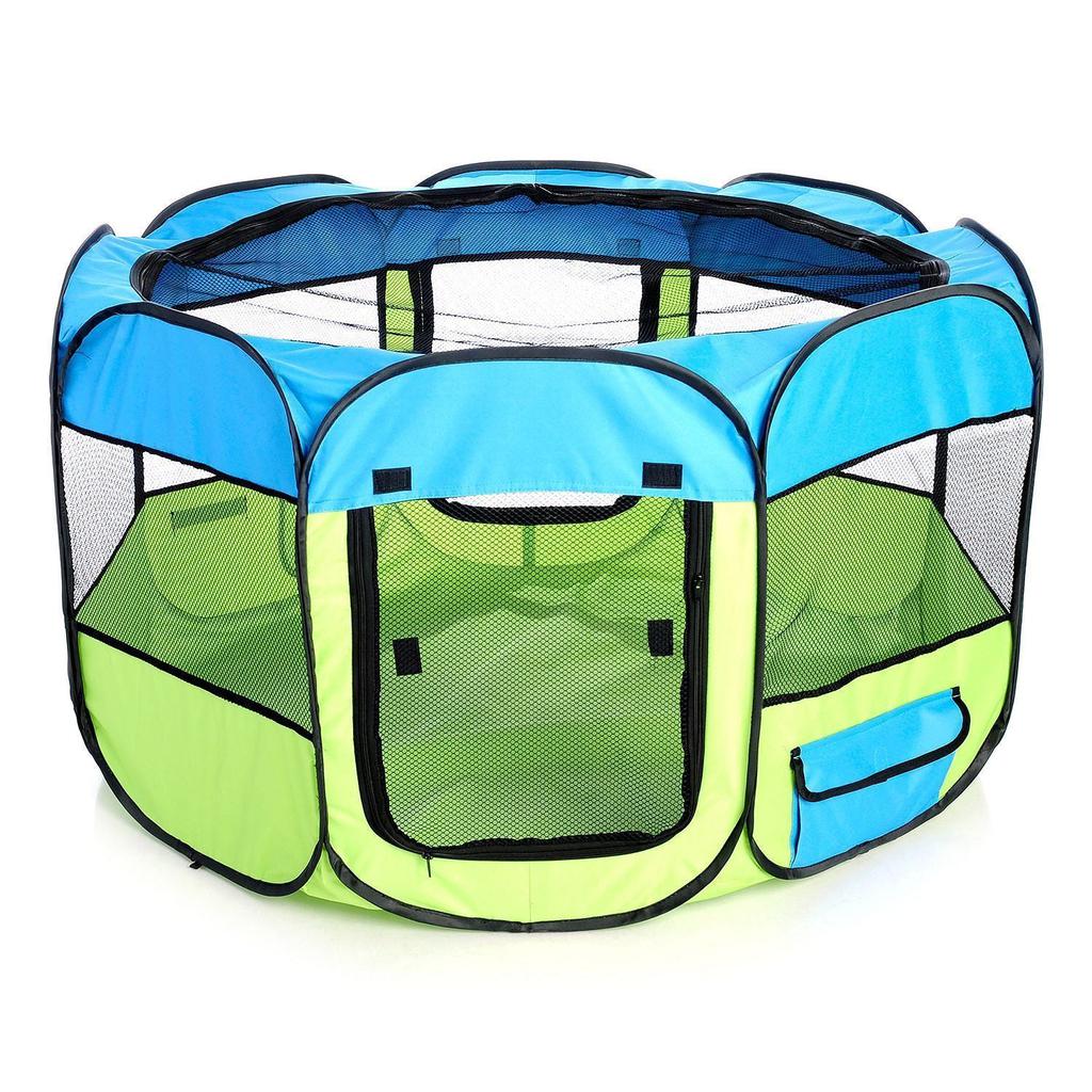 Pet Life Pet Life  'All-Terrain' Lightweight Easy Folding Wire-Framed Collapsible Travel Pet Dog Playpen crate