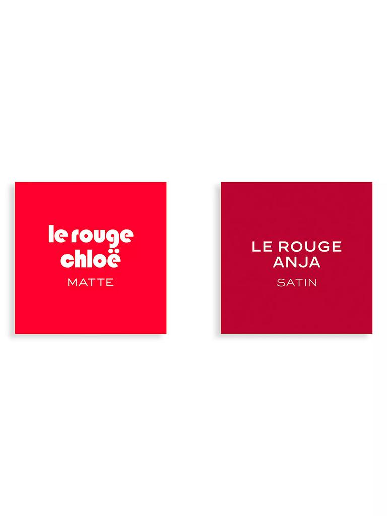 La Bouche Rouge Lipstick Set With Fine Leather Case