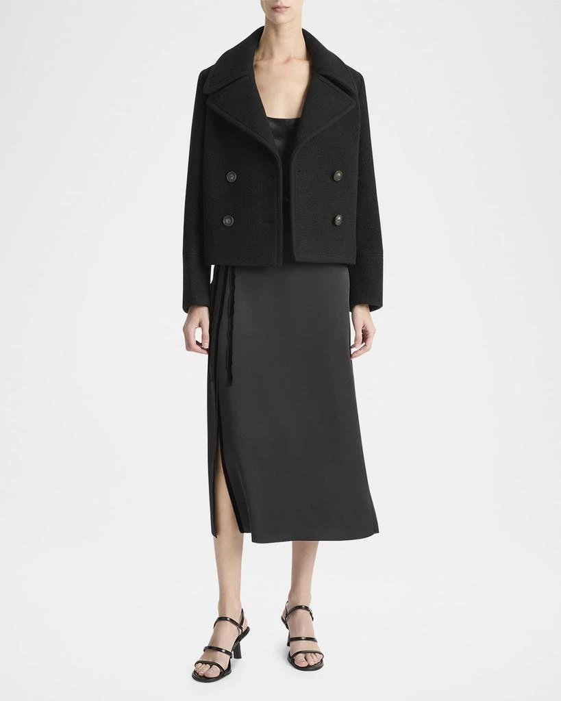 Vince Cropped Wool Peacoat 2