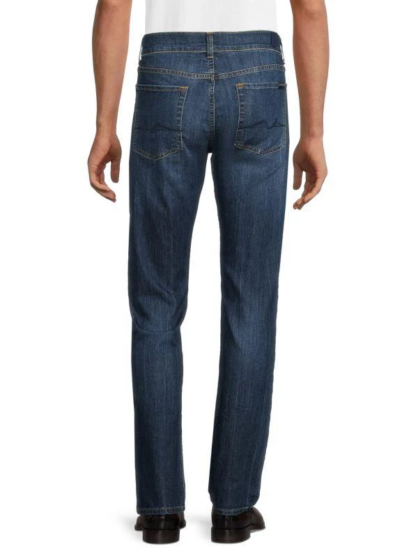 7 For All Mankind Mid Rise Faded Slim Fit Jeans 2