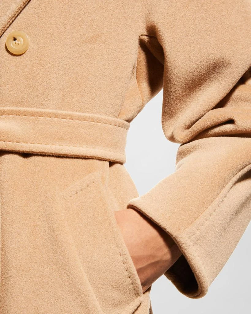 Max Mara Wool-Cashmere Double-Breasted Madame Coat 5