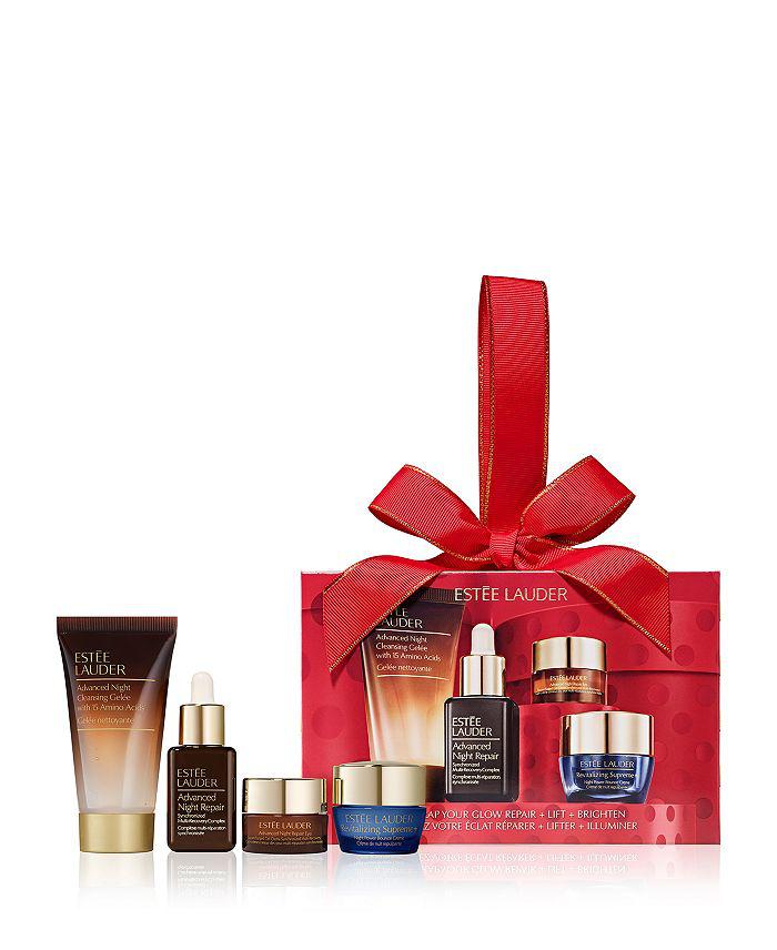 Estée Lauder Unwrap Your Glow Advanced Night Repair Skincare Starter Gift Set ($98 value)