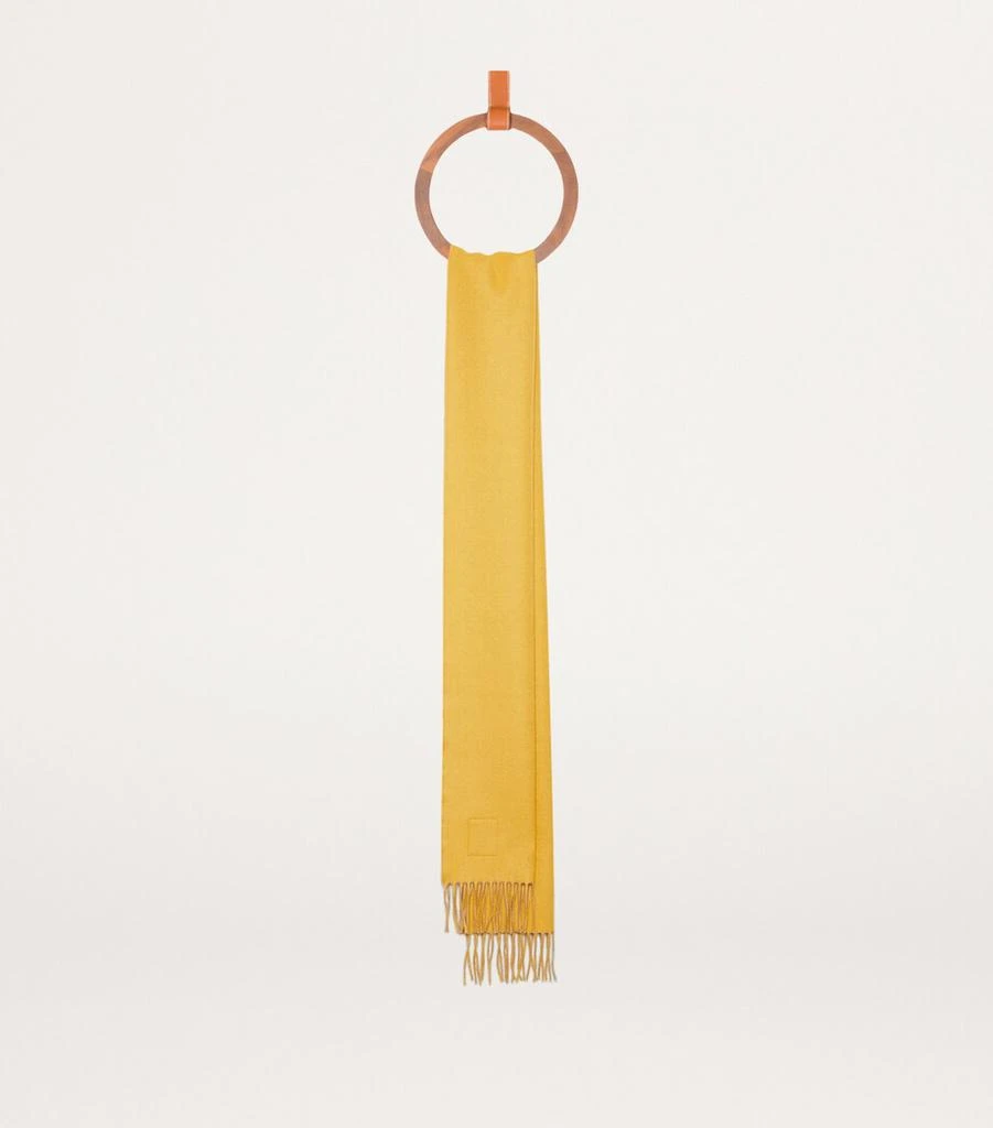 Loewe Wool-Cashmere Anagram Scarf 3