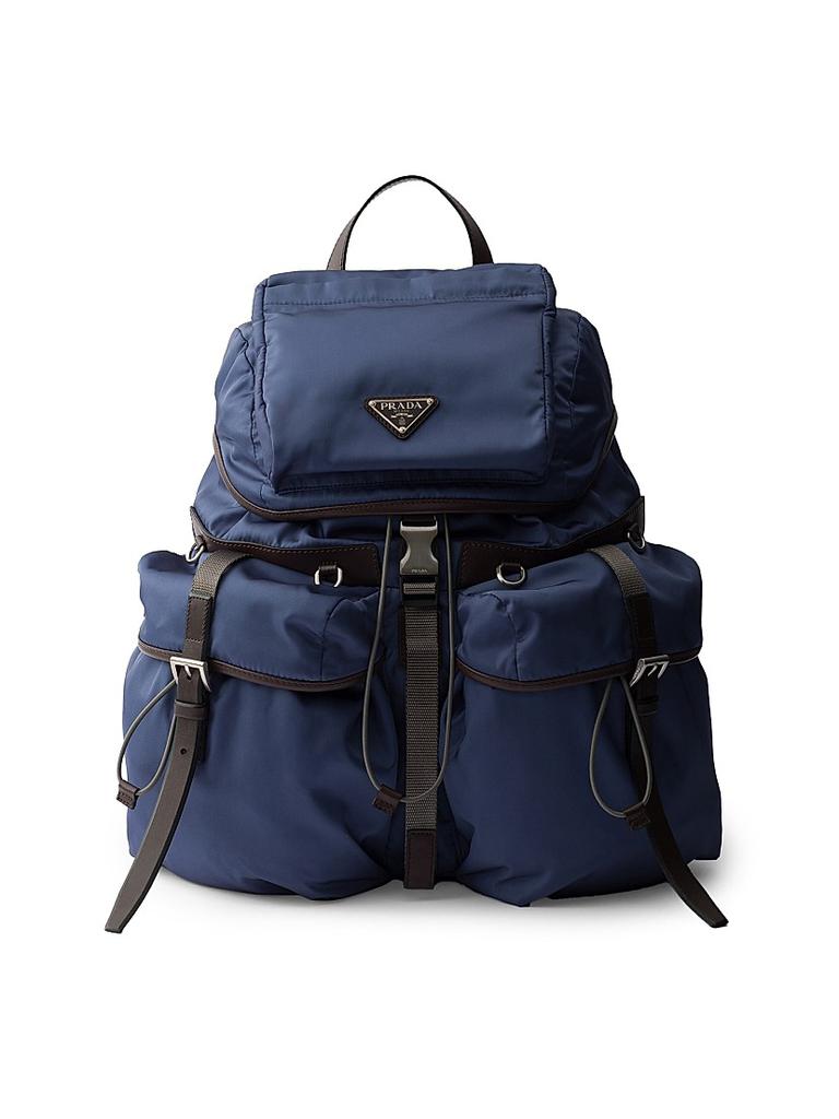 Prada Re-Nylon and Leather Backpack