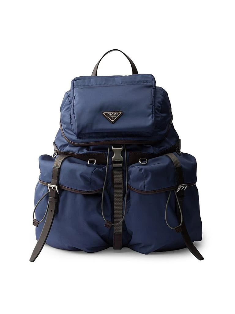 Prada Re-Nylon and Leather Backpack 1