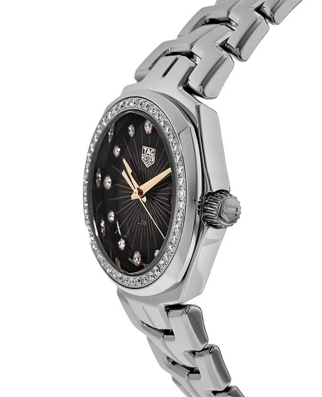 TAG Heuer Tag Heuer Link Quartz 32mm Black Dial Diamond Bezel Stainless Steel Women's Watch WBC131G.BA0649 3