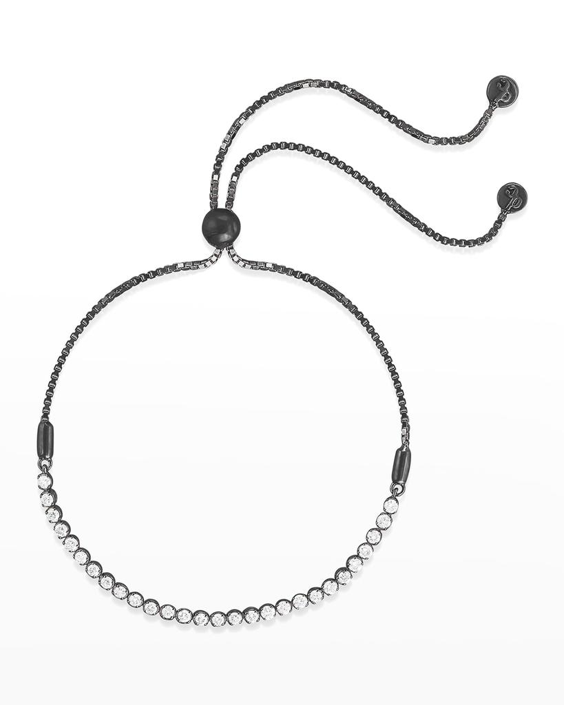 Dominique Cohen Black Gold Diamond Tennis Bracelet