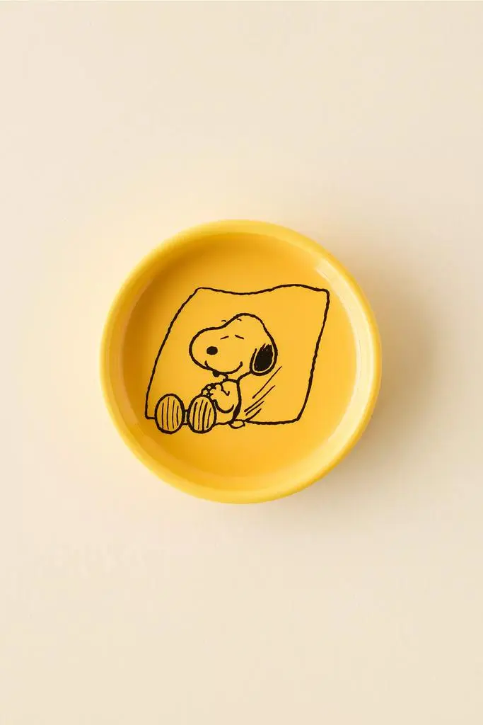 Magpie Magpie X Peanuts Lazy Day Round Ceramic Pin Dish