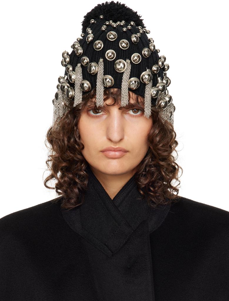 【関税込み】The Row ブラック Ingle ビーニー The Row Black Ingle Beanie - Hats - Save Extra 10% OFF