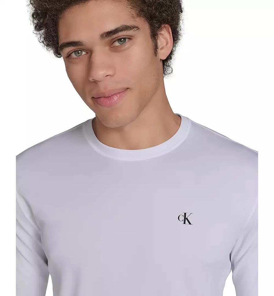 Calvin Klein Men's Monogram Long-Sleeve Swim Rash Guard 5