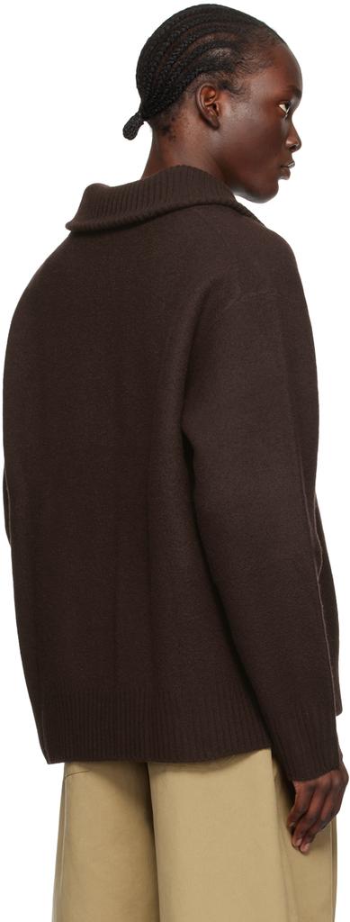 【関税込み】Studio Nicholson ブラウン Iwaki セーター Studio Nicholson Brown Iwaki Sweater - Sweaters - BeyondStyle