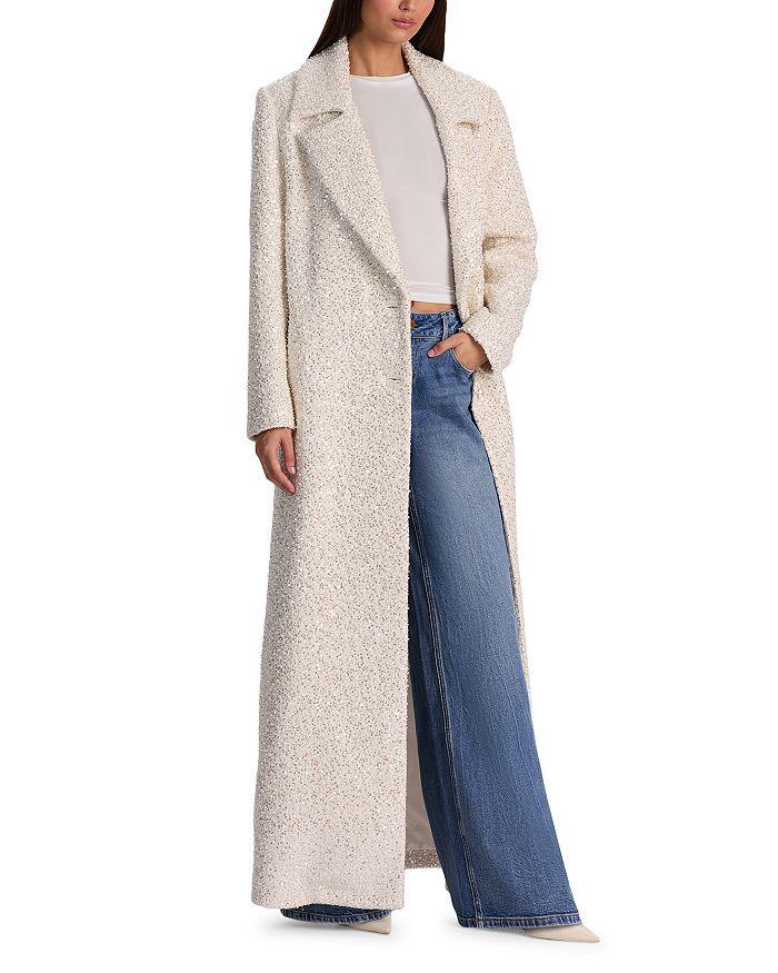 Alice + Olivia Nicholas Embellished Tweed Maxi Coat - Coats - Free