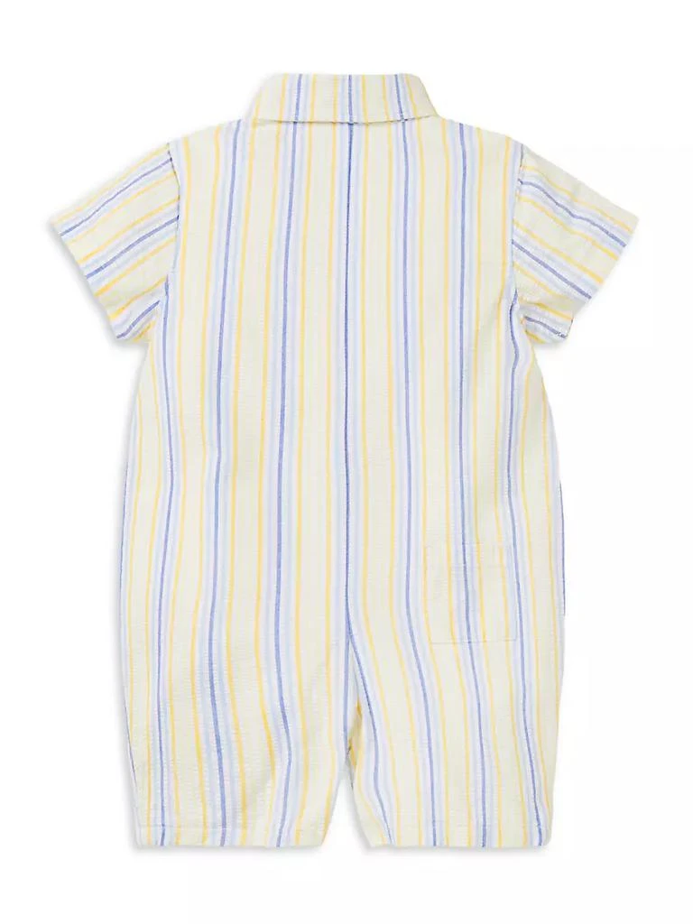 Janie and Jack Baby's Striped Seersucker Romper 2