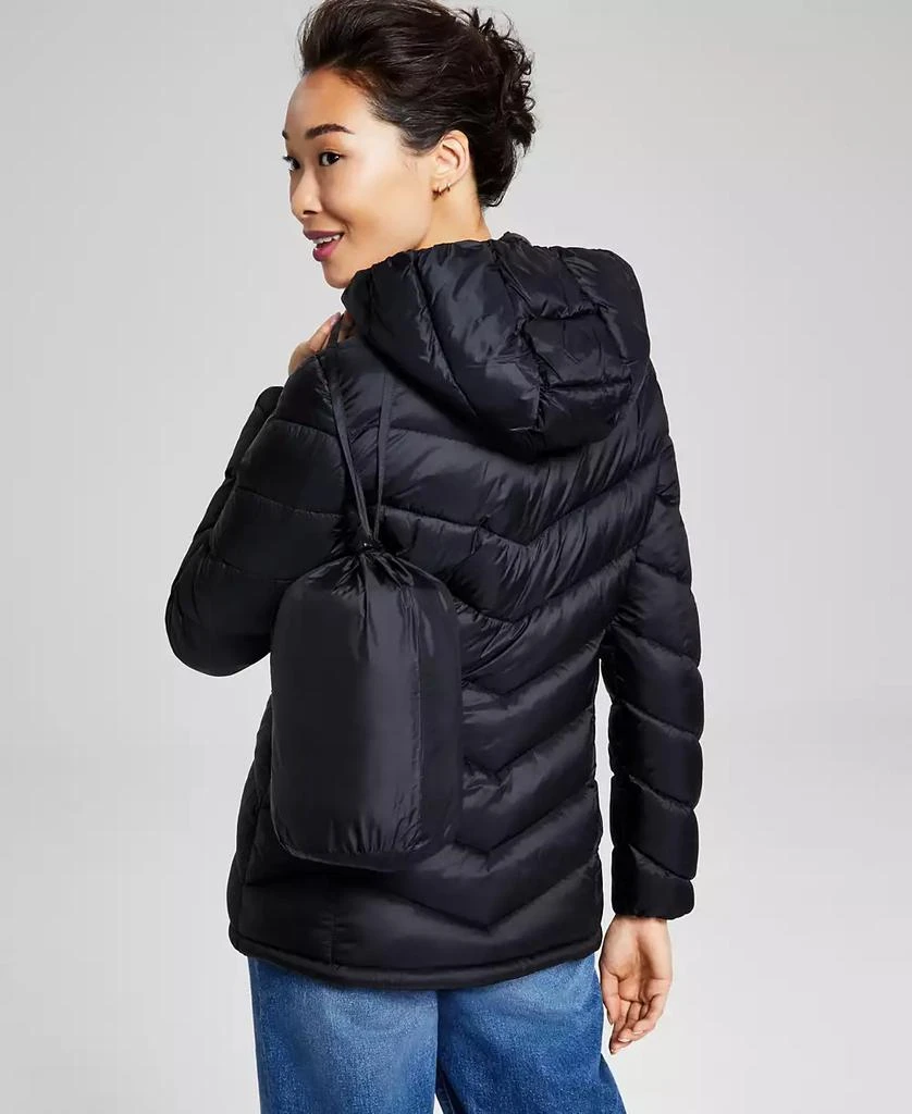 Charter Club Women's Packable Hooded Puffer Coat, Created for Macy's 2