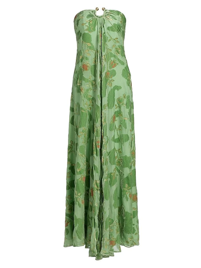 Renay Silk Burnout Strapless Gown  On Sale Now with Up to 31% Off |  Discover Exclusive Deals & Savings at BeyondStyle  Authentic Cult Gaia  satin|floral|dresses|a-line|contemporary|Women's|floor-length|silk|strapless|women's|women's  apparel with ...