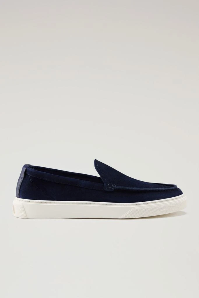 WO-FOOTWEAR Suede Leather Loafers - Men - Blue 1