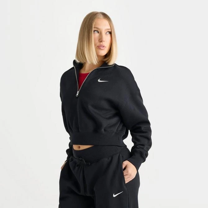 NIKE Women's Nike Sportswear Phoenix Fleece Oversized Half-Zip Crop Sweatshirt 3