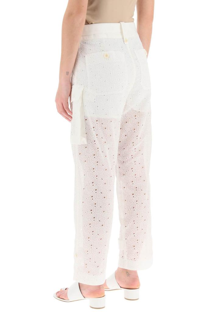 パンツ SACAI Women Pants 2306708151 White Sacai カジュアルパンツ - 白 - ホワイト | 2306708151