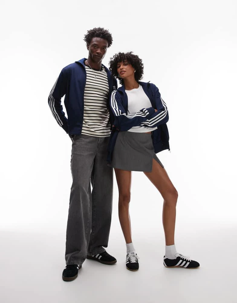 Adidas adidas Originals Firebird track top in navy 2