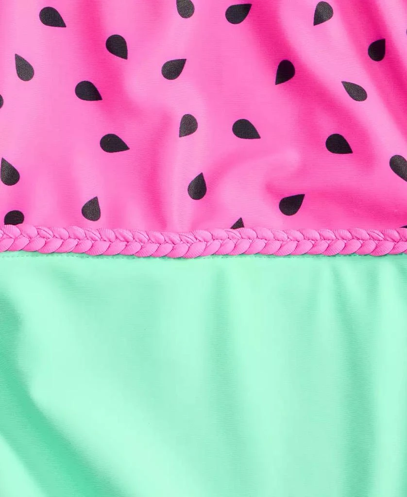 Breaking Waves Big Girls Watermelon One-Piece Swimsuit 3