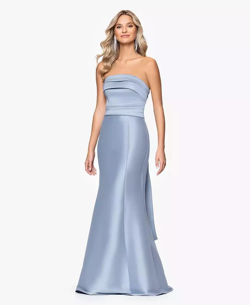Betsy 
Adam Women
s Strapless Long Gown