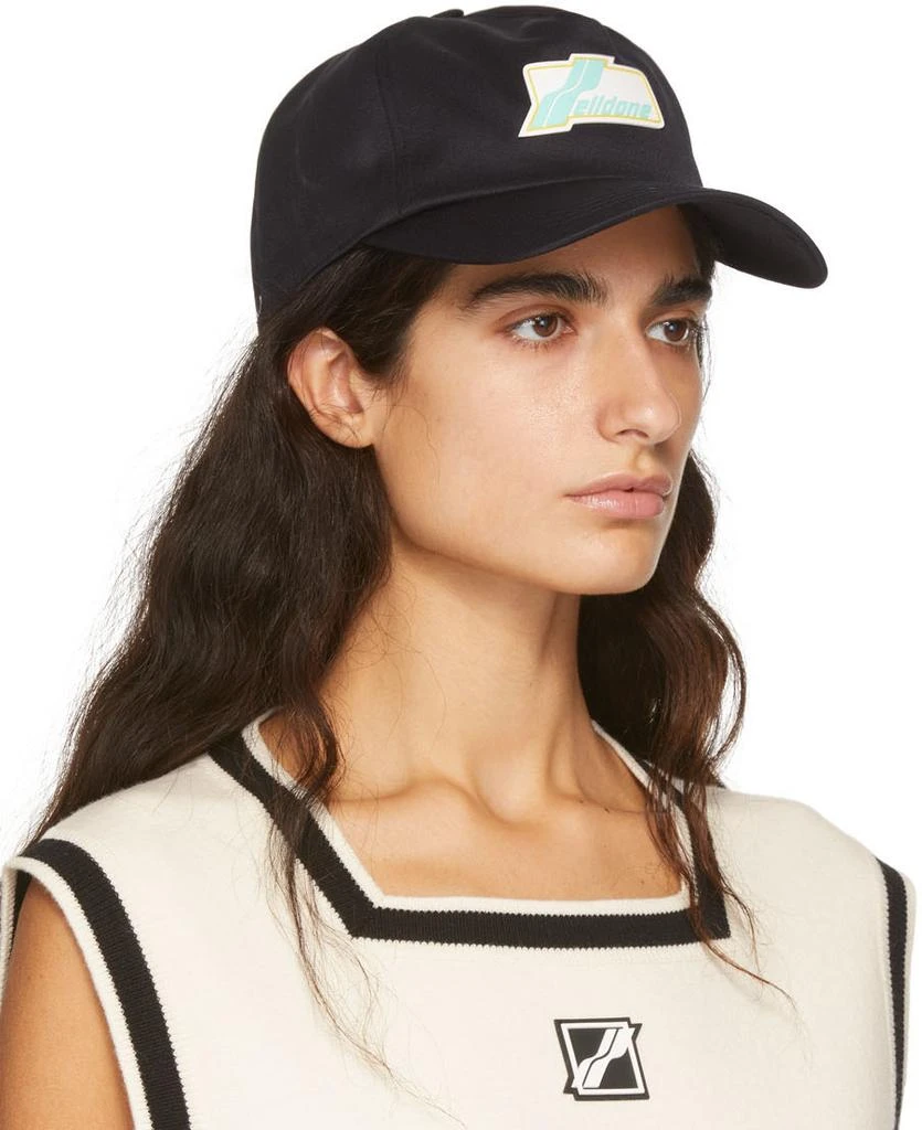 We11done Navy Logo Wappen Cap 2