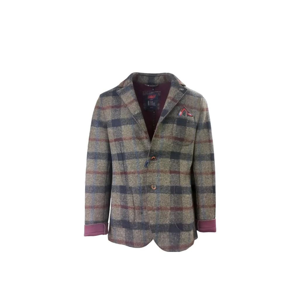 Bob Bob - Single-breasted jacket Blue A23CHALK378 T378 1