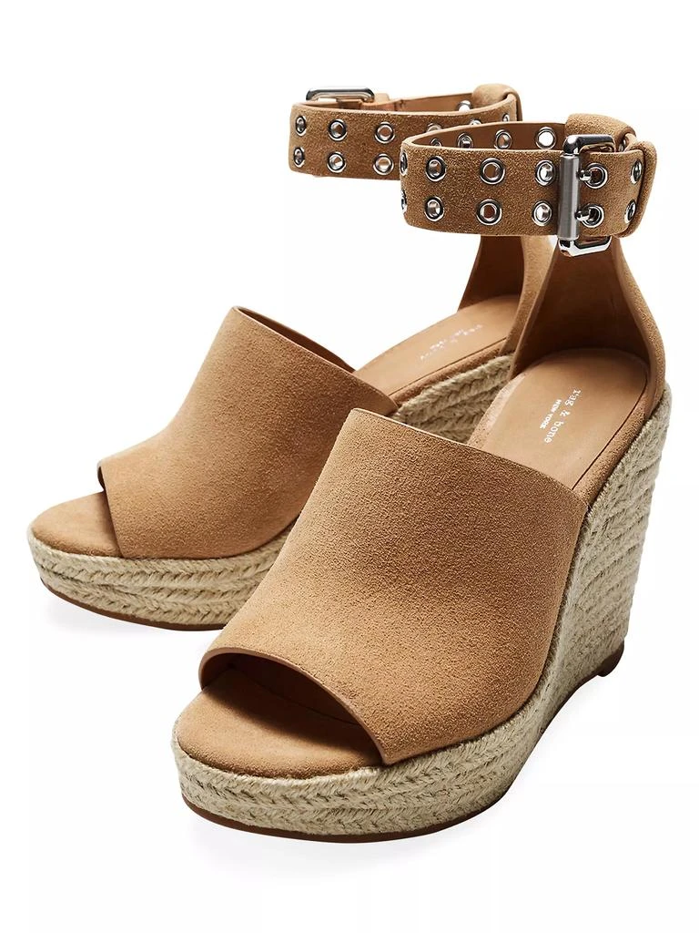Rag & Bone Anteros 110MM Suede Wedge Espadrilles 2