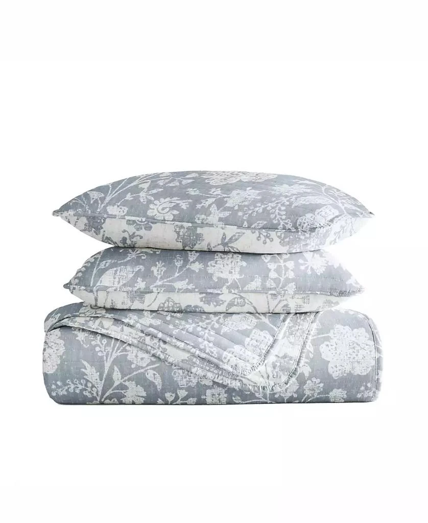 IENJOY HOME Textured Floral Reversible 2-Pc. Quilt Set 10