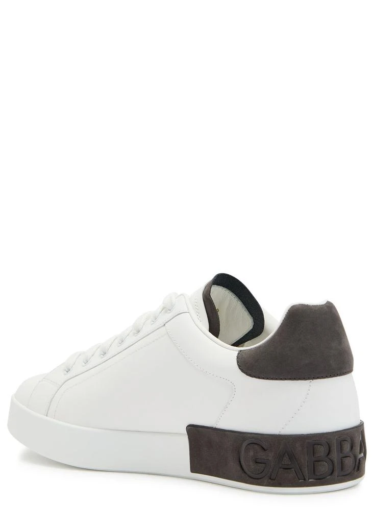Dolce
Gabbana Portifano panelled leather sneakers 2