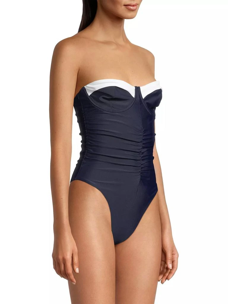 Milly Resort Ruched One-Piece Swimsuit 4