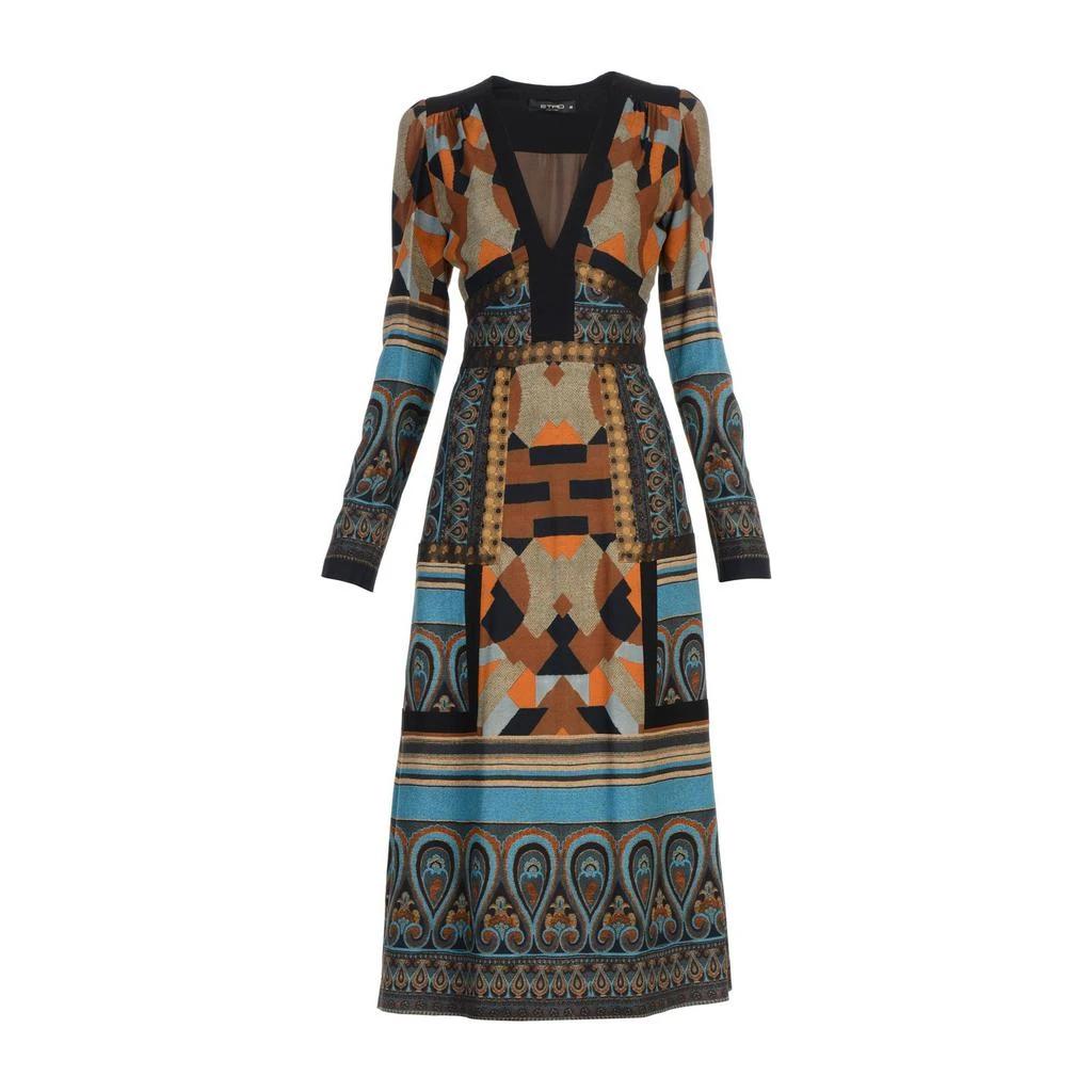 Etro Etro - Robe Midi - Brown - Femme 1