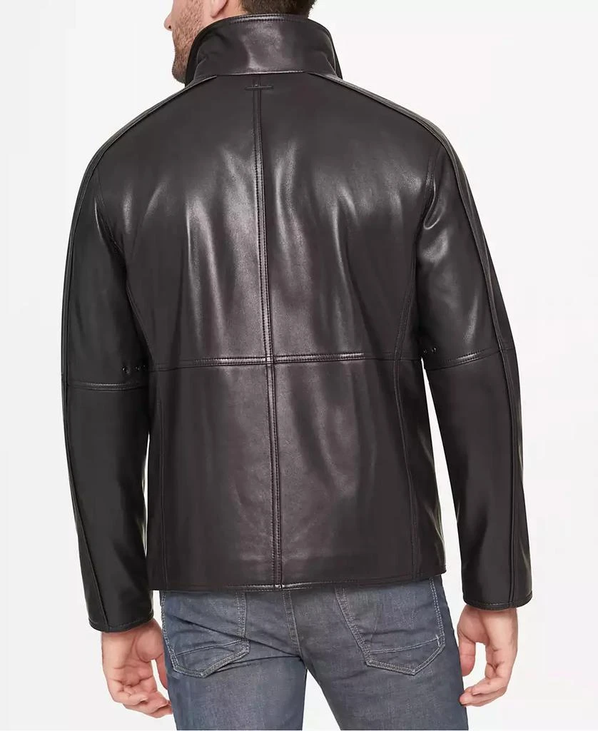 Marc New York by Andrew Marc Men's Hartz Smooth Lamb Stand Collar Jacket 2