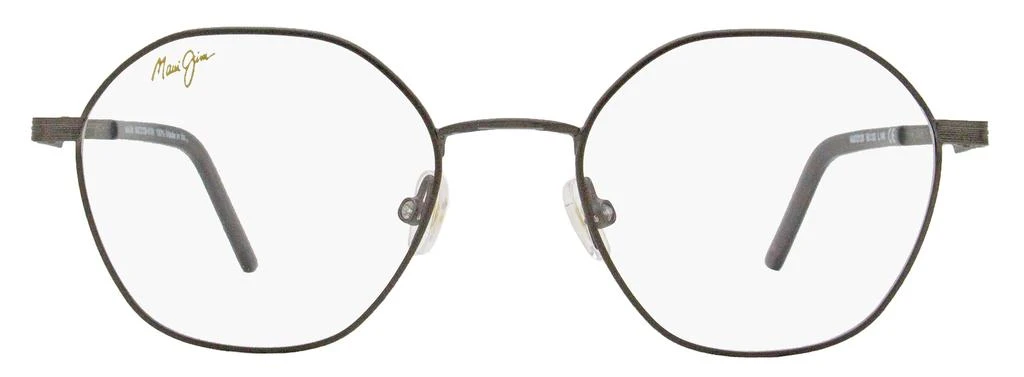 Maui Jim Unisex Hexagonal Eyeglasses MJO2128 81M Matte Gunmetal 50mm 2