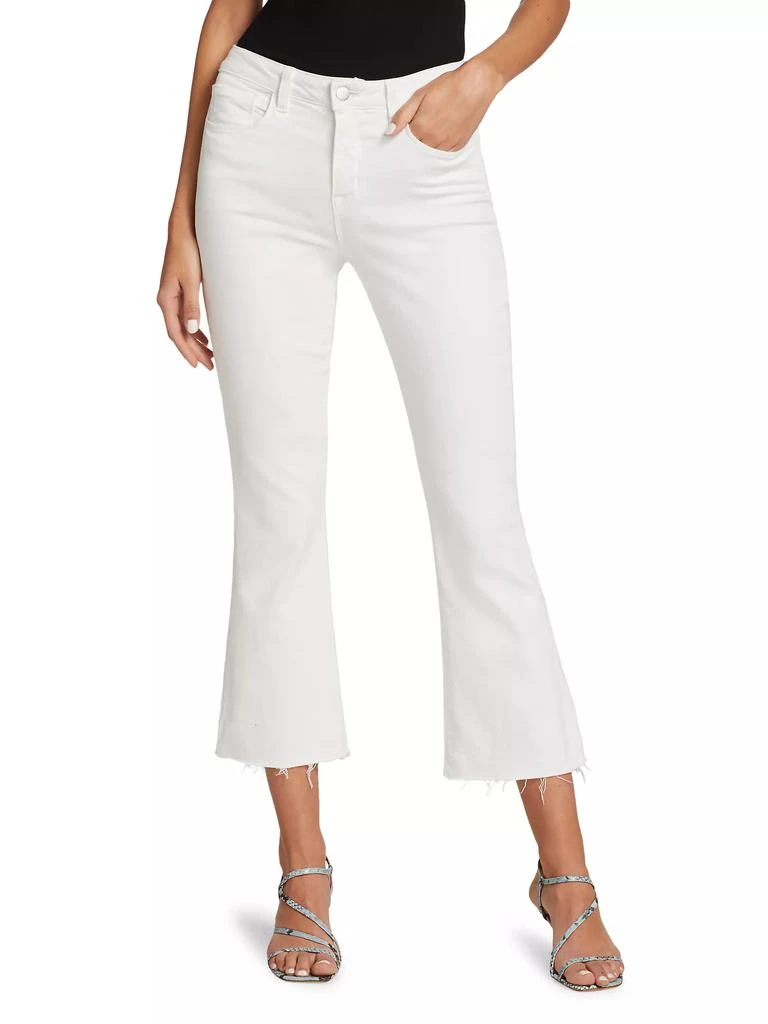 L'Agence Kendra Cropped Flare Jeans 3