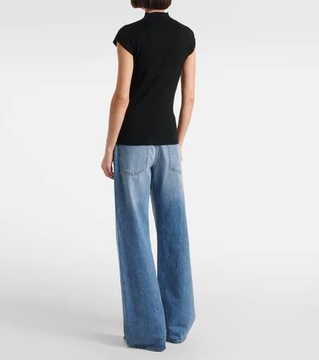 Jardin des Orangers Ribbed-knit high-neck wool top 3
