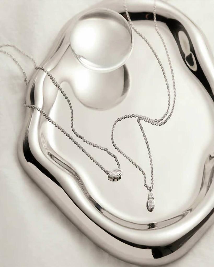 Luv AJ Luv Aj - Women's Stellar Bezel Charm Necklace Set