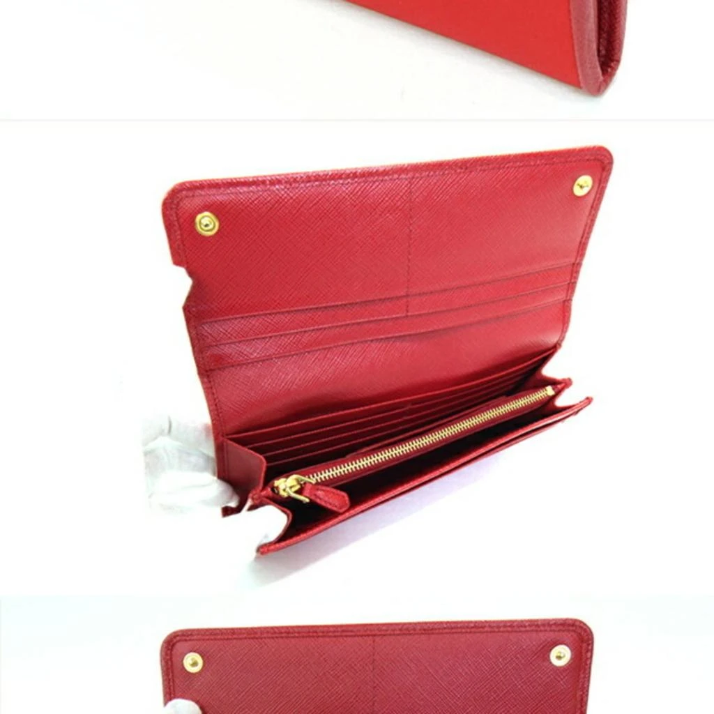 Prada Nylon Leather Long Wallet (Bi-Fold) (Pre-Owned) 2