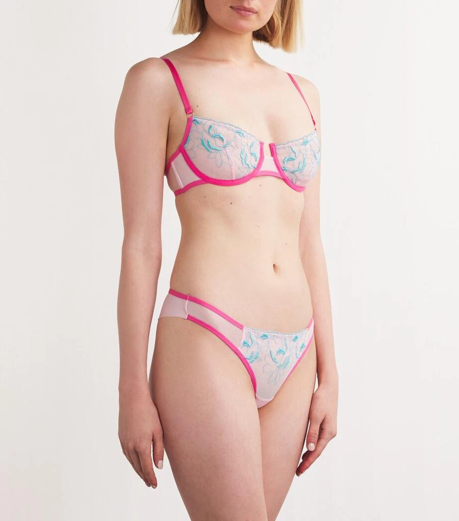 Dora Larsen Embroidered Audrey Underwire Bra 2