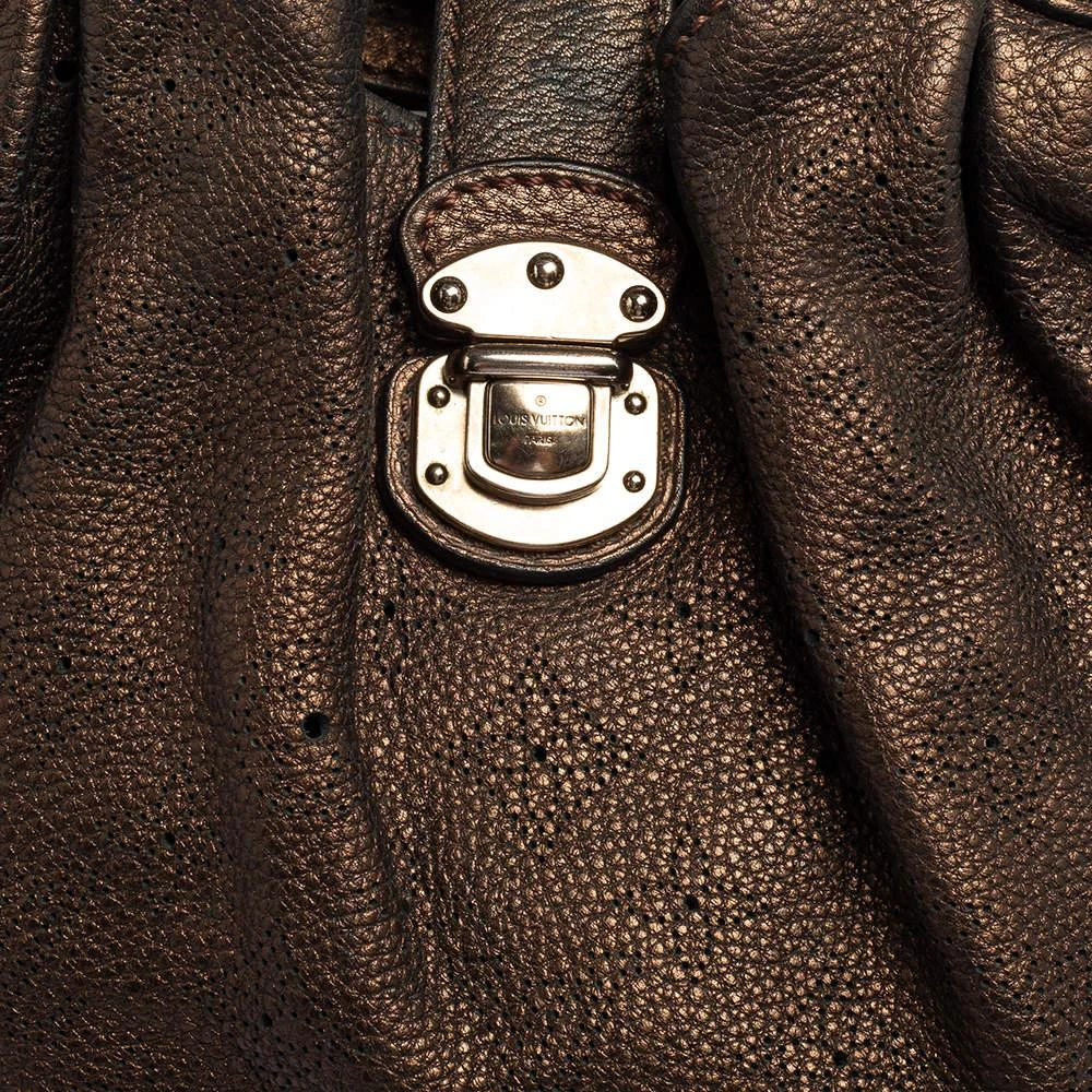 Louis Vuitton Louis Vuitton Bronze Monogram Mahina Leather L Bag 5