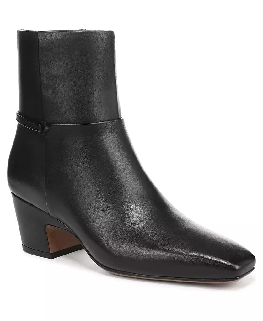 Gracelyn Franco Sarto Bette Leather Ankle Boot Black Franco Sarto