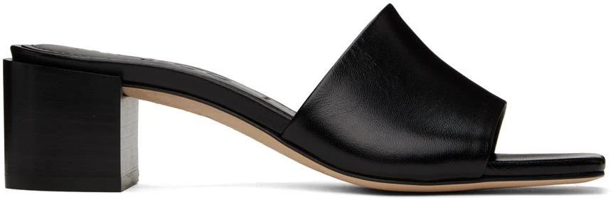 AEYDE Black Lissy Heeled Sandals 1