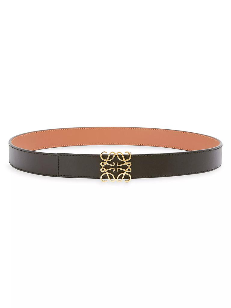 LOEWE Reversible Anagram Leather Belt