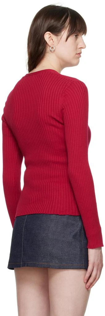 A.P.C. Red Katie Holmes Edition Ambre Cardigan 3