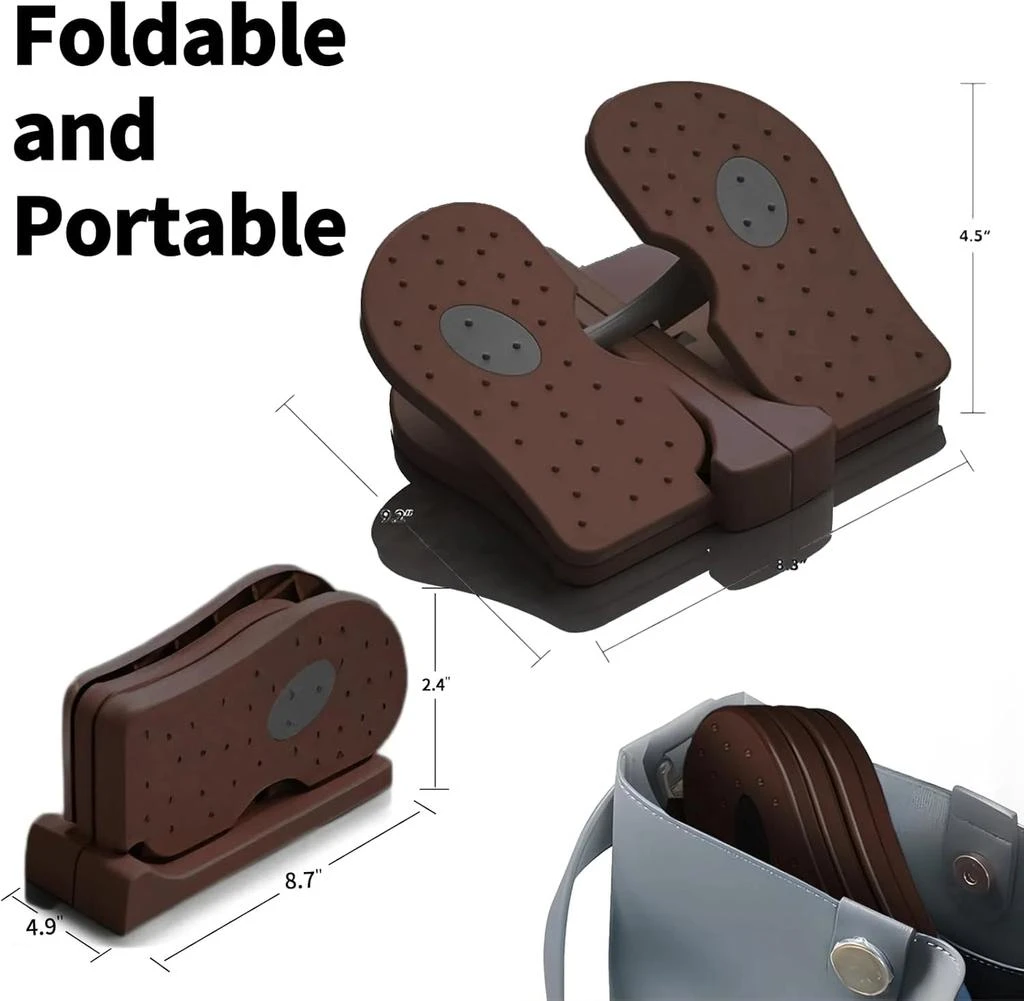 Mini Foldable Leg Exerciser Portable Foot Pedal Exercise Machine under ...