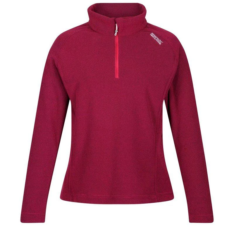 Regatta Womens/Ladies Kenger II Quarter Zip Fleece Top Berry Pink 1